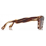 Tom Ford - Nico Sunglasses - Occhiali da Sole Squadrati - Havana - FT1062 - Occhiali da Sole - Tom Ford Eyewear