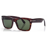 Tom Ford - Nico Sunglasses - Occhiali da Sole Squadrati - Havana Scuro - FT1062 - Occhiali da Sole - Tom Ford Eyewear