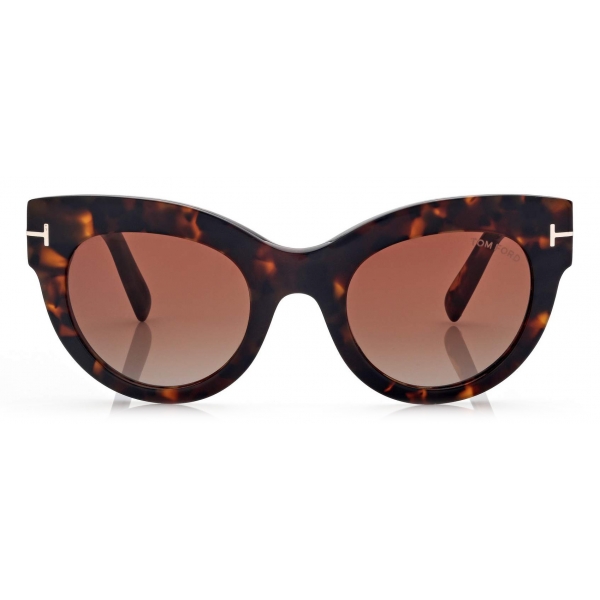 Tom Ford - Lucilla Sunglasses - Cat Eye Sunglasses - Havana - FT1063 - Sunglasses - Tom Ford Eyewear