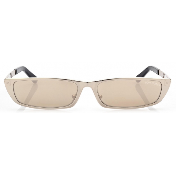 Tom Ford - Everett Sunglasses - Occhiali da Sole Rettangolare - Oro Specchio Marrone - FT1059 - Tom Ford Eyewear