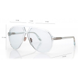 Tom Ford - Bertrand Sunglasses - Oversize Pilot Sunglasses - Light Blue - FT1061 - Sunglasses - Tom Ford Eyewear