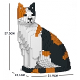 Jekca - Cat 10S-M01 - Lego - Scultura - Costruzione - 4D - Animali di Mattoncini - Toys