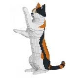 Jekca - Cat 16S-M01 - Lego - Sculpture - Construction - 4D - Brick Animals - Toys