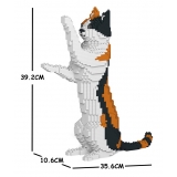 Jekca - Cat 16S-M01 - Lego - Scultura - Costruzione - 4D - Animali di Mattoncini - Toys