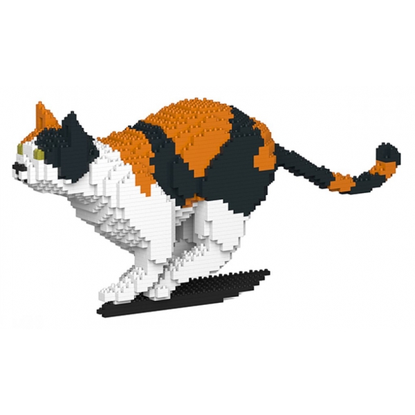 Jekca - Cat 20S-M01 - Lego - Scultura - Costruzione - 4D - Animali di Mattoncini - Toys