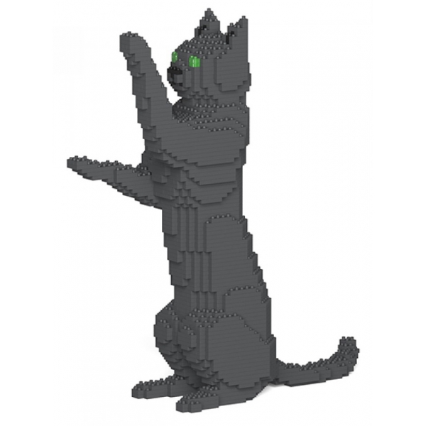Jekca - Cat 15S-M03 - Lego - Scultura - Costruzione - 4D - Animali di Mattoncini - Toys