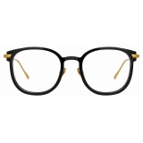 Linda Farrow - Fraser Square Optical Glasses in Black - LFL1184C1OPT - Linda Farrow Eyewear