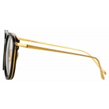 Linda Farrow - Fraser Square Optical Glasses in Black - LFL1184C1OPT - Linda Farrow Eyewear