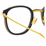 Linda Farrow - Fraser Square Optical Glasses in Black - LFL1184C1OPT - Linda Farrow Eyewear