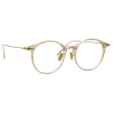 Linda Farrow - Occhiali da Vista Gray Ovale in Marrone - LF02AC15OPT - Linda Farrow Eyewear