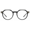 Linda Farrow - Occhiali da Vista Griffin A Ovale in Nero - LF50AC1OPT - Linda Farrow Eyewear