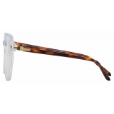 Linda Farrow - Griffin A Oval Optical Glasses in Clear - LF50AC3OPT - Linda Farrow Eyewear