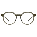 Linda Farrow - Griffin A Oval Optical Glasses in Green - LF50AC4OPT - Linda Farrow Eyewear