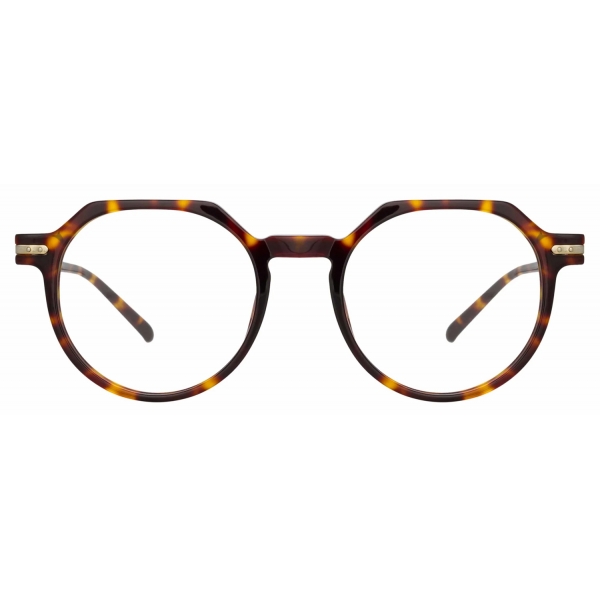 Linda Farrow - Griffin A Oval Optical Glasses in Tortoiseshell ...