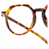 Linda Farrow - Griffin A Oval Optical Glasses in Tortoiseshell - LF50AC2OPT - Linda Farrow Eyewear