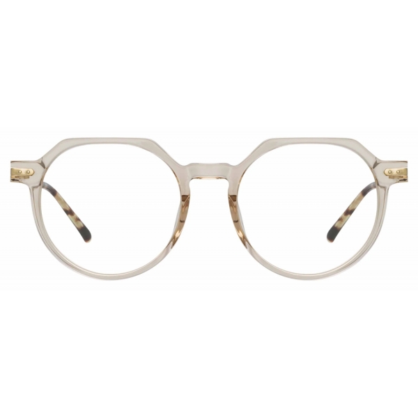 Linda Farrow - Griffin Oval Optical Glasses in Ash - LF50C5OPT - Linda Farrow Eyewear