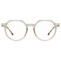 Linda Farrow - Griffin Oval Optical Glasses in Ash - LF50C5OPT - Linda Farrow Eyewear