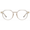 Linda Farrow - Griffin Oval Optical Glasses in Ash - LF50C5OPT - Linda Farrow Eyewear