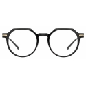 Linda Farrow - Griffin Oval Optical Glasses in Black - LF50C1OPT - Linda Farrow Eyewear