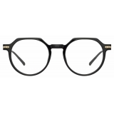 Linda Farrow - Griffin Oval Optical Glasses in Black - LF50C1OPT - Linda Farrow Eyewear