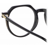 Linda Farrow - Griffin Oval Optical Glasses in Black - LF50C1OPT - Linda Farrow Eyewear