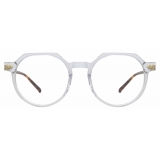 Linda Farrow - Griffin Oval Optical Glasses in Clear - LF50C3OPT - Linda Farrow Eyewear