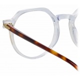 Linda Farrow - Griffin Oval Optical Glasses in Clear - LF50C3OPT - Linda Farrow Eyewear