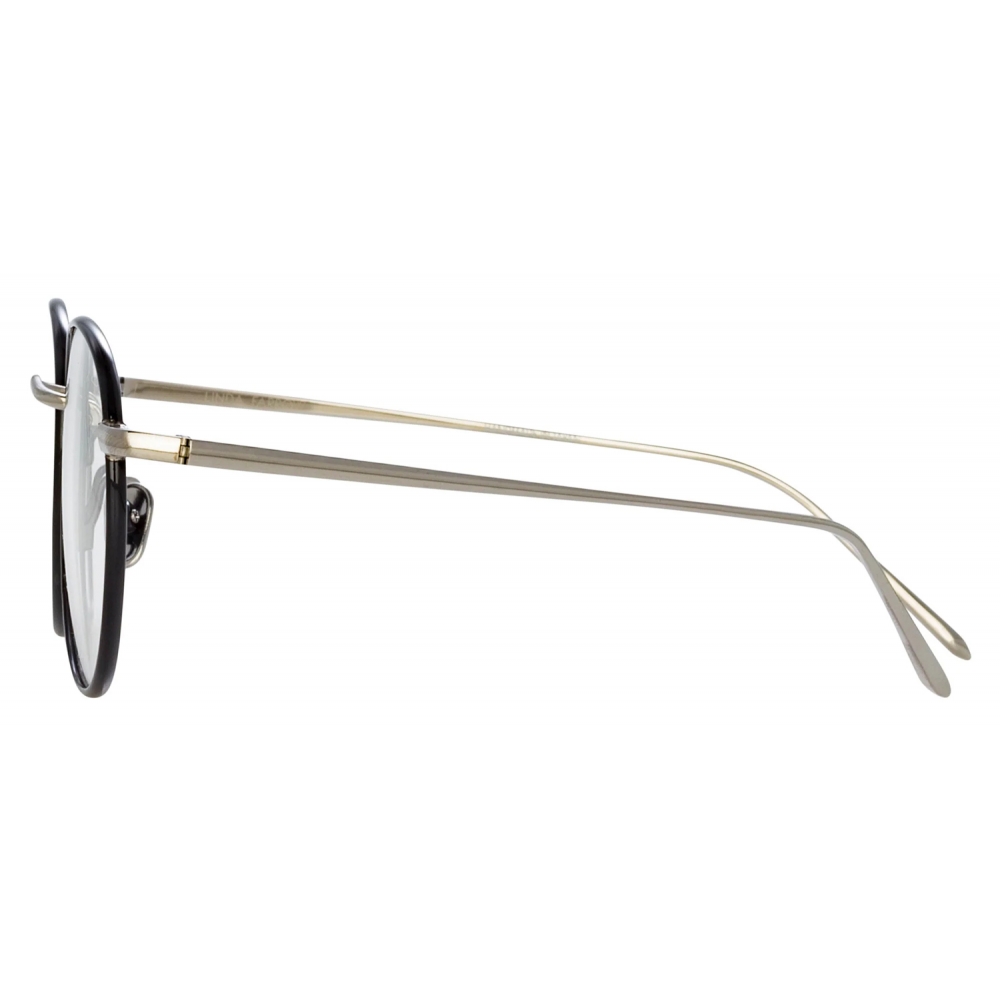 Linda Farrow - Occhiali da Vista Rotondi 645 C1 - Neri - Linda Farrow  Eyewear - Avvenice