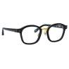 Linda Farrow - Hunter D-Frame Optical Glasses in Black - LFL1350C1OPT - Linda Farrow Eyewear