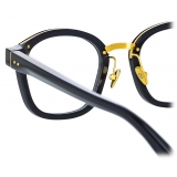 Linda Farrow - Hunter D-Frame Optical Glasses in Black - LFL1350C1OPT - Linda Farrow Eyewear