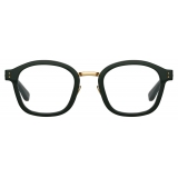 Linda Farrow - Hunter D-Frame Optical Glasses in Green - LFL1350C3OPT - Linda Farrow Eyewear