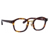 Linda Farrow - Hunter D-Frame Optical Glasses in Tortoiseshell - LFL1350C2OPT - Linda Farrow Eyewear