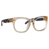 Linda Farrow - Jenson D-Frame Optical Glasses in Ash - LFL1384C5OPT - Linda Farrow Eyewear