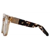 Linda Farrow - Jenson D-Frame Optical Glasses in Ash - LFL1384C5OPT - Linda Farrow Eyewear