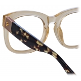 Linda Farrow - Jenson D-Frame Optical Glasses in Ash - LFL1384C5OPT - Linda Farrow Eyewear