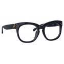 Linda Farrow - Jenson D-Frame Optical Glasses in Black (Men’s) - LFL1384C3OPTT - Linda Farrow Eyewear
