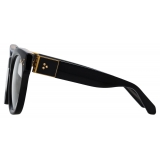 Linda Farrow - Jenson D-Frame Optical Glasses in Black (Men’s) - LFL1384C3OPTT - Linda Farrow Eyewear