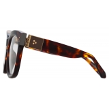 Linda Farrow - Jenson D-Frame Optical Glasses in Tortoiseshell - LFL1384C4OPT - Linda Farrow Eyewear