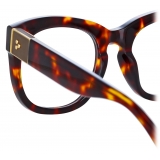 Linda Farrow - Jenson D-Frame Optical Glasses in Tortoiseshell - LFL1384C4OPT - Linda Farrow Eyewear