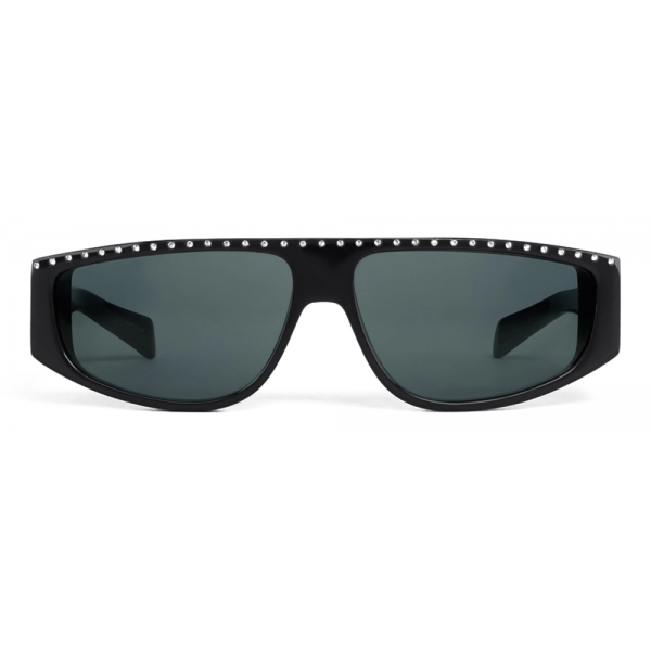 Céline - Alan 2 Sunglasses in Acetate with Crystals - Black - Sunglasses - Céline Eyewear