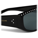 Céline - Occhiali da Sole Alan 2 in Acetato con Cristalli - Nero - Occhiali da Sole - Céline Eyewear