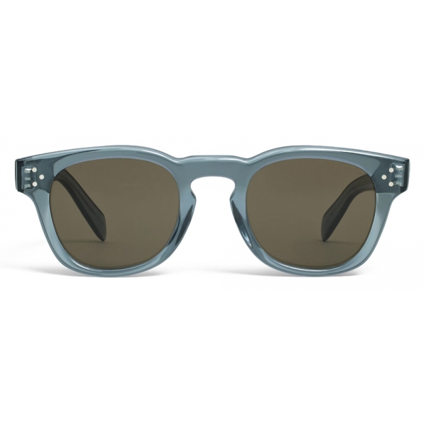 Céline - Black Frame 42 Sunglasses in Acetate - Transparent Denim - Sunglasses - Céline Eyewear