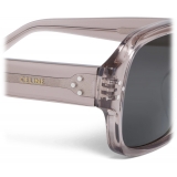 Céline - Black Frame 49 Sunglasses in Acetate - Transparent Taupe - Sunglasses - Céline Eyewear