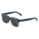Céline - Black Frame 51 Sunglasses in Acetate with Metal - Transparent Blue - Sunglasses - Céline Eyewear