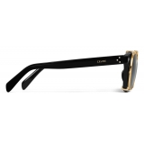 Céline - Black Frame 51 Sunglasses in Acetate with Metal - Black - Sunglasses - Céline Eyewear