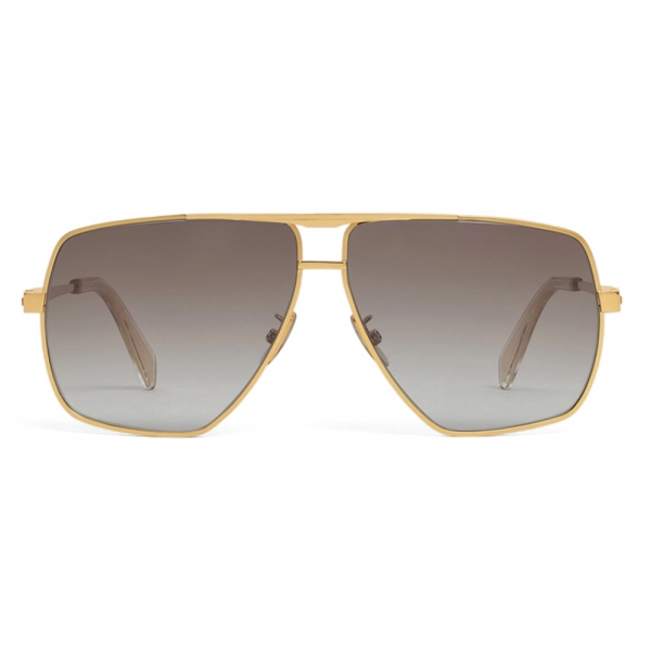 Céline - Metal Frame 25 Sunglasses in Metal with Polarized Lenses ...