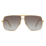 Céline - Occhiali da Sole 25 con Lenti Polarizzate - Oro Marrone - Occhiali da Sole - Céline Eyewear