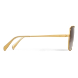 Céline - Occhiali da Sole 25 con Lenti Polarizzate - Oro Marrone - Occhiali da Sole - Céline Eyewear