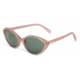 Céline - Occhiali da Sole Cat-Eye S264 in Acetato - Rosa Glitterato - Occhiali da Sole - Céline Eyewear