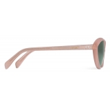 Céline - Cat Eye S264 Sunglasses in Acetate - Pink Glitter - Sunglasses - Céline Eyewear